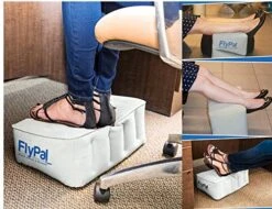 FLYPAL Inflatable Foot Rest For Air Travel, U.S Patented 2 In 1 Design, Blow-Up Pillow Cushion For Home, Office And Kids To Sleep On Long Flights, 17“x11"x17", Grey. 7 FLYPAL Inflatable Foot Rest For Air Travel, U.S Patented 2 In 1 Design, Blow-Up Pillow Cushion For Home, Office And Kids To Sleep On Long Flights, 17“x11"x17", Grey. -Amazon Shop 51JgkC6PT6L