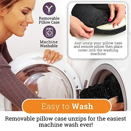 Aeris Memory Foam Travel Pillow For Airplanes - Best Airplane Neck Pillow For Long Flights - Plane Accessories Carry Bag To Save Space, Ear Plugs And Eye Mask - Perfect Flight Set & Gift 6 Aeris Memory Foam Travel Pillow For Airplanes - Best Airplane Neck Pillow For Long Flights - Plane Accessories Carry Bag To Save Space, Ear Plugs And Eye Mask - Perfect Flight Set & Gift - Image 6