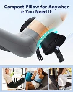 BLABOK Reduce Lower Back Pain While Traveling Get Lumbar Support Pillow For Airplane With Inflatable Lumbar Pillow (Black-C1) -Amazon Shop 51Jz28nRFnL