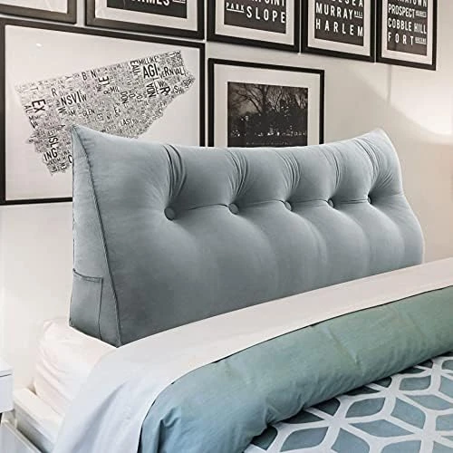 WOWMAX Rectangular Headboard Pillow Bolster Pillow For Bed Back Rest Pillow For Sitting In Bed Daybed Pillows Back Support Pillow For Bed Reading Pillow Velvet Deep Blue Full 11 WOWMAX Rectangular Headboard Pillow Bolster Pillow For Bed Back Rest Pillow For Sitting In Bed Daybed Pillows Back Support Pillow For Bed Reading Pillow Velvet Deep Blue Full - Image 11