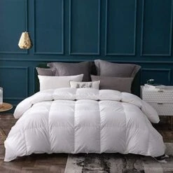 Goose Down Comforter California King Size All Season Duvet Insert 100% Cotton Cover,50 OZ,700 Fill Power, With Corner Tabs-White… -Amazon Shop 51LbsdmxdNL. AC 1