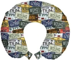 Nautical Travel Pillow Neck Rest, Vintage Marine Style Pattern With Whale Shark Jellyfish Seahorse, Memory Foam Traveling Accessory For Airplane And Car, 12", Sky Blue 29 Nautical Travel Pillow Neck Rest, Vintage Marine Style Pattern With Whale Shark Jellyfish Seahorse, Memory Foam Traveling Accessory For Airplane And Car, 12", Sky Blue -Amazon Shop 51LhOiPHE6L. AC