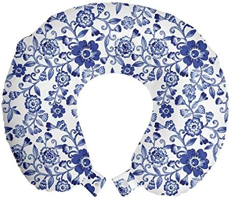 Lunarable Yellow Ombre Travel Pillow Neck Rest, Leopard Skin Spots Fur Inspired Color Transitioning Ornamental Illustration, Memory Foam Traveling Accessory For Airplane And Car, 12", Beige Caramel 7 Lunarable Yellow Ombre Travel Pillow Neck Rest, Leopard Skin Spots Fur Inspired Color Transitioning Ornamental Illustration, Memory Foam Traveling Accessory For Airplane And Car, 12", Beige Caramel - Image 7