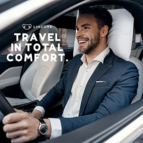 Lincove Microgel Travel Pillow - Global Recycled Standard Certified - Plush And Cozy Luxury Pillow To Support Head, Neck, While Sleeping On Airplanes, Cars, Hotels & Home - 12"x16" 5 Lincove Microgel Travel Pillow - Global Recycled Standard Certified - Plush And Cozy Luxury Pillow To Support Head, Neck, While Sleeping On Airplanes, Cars, Hotels & Home - 12"x16" - Image 5