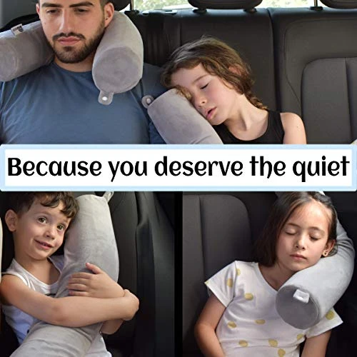 Neck Memory Foam Travel Pillow Roll Twist Adjustable Bendable To Support Leg Chin Cervical Head Shoulders- Accessories For Home & Airplane, Train, Bus Flight Traveling Best For Side & Back Sleeping 4 Neck Memory Foam Travel Pillow Roll Twist Adjustable Bendable To Support Leg Chin Cervical Head Shoulders- Accessories For Home & Airplane, Train, Bus Flight Traveling Best For Side & Back Sleeping - Image 4