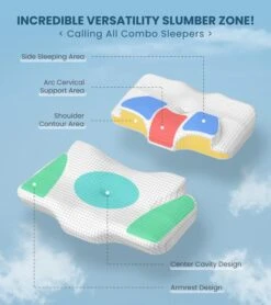 Adjustable Cervical Pillow Naturally Restore Neck Health, Hollow Memory Foam Pillows For Pain Relief Sleeping, Odorless Orthopedic Contour Pillow, Bed Pillow Support Side Back Stomach Sleepers 10 Adjustable Cervical Pillow Naturally Restore Neck Health, Hollow Memory Foam Pillows For Pain Relief Sleeping, Odorless Orthopedic Contour Pillow, Bed Pillow Support Side Back Stomach Sleepers -Amazon Shop 51O08PHV4fL