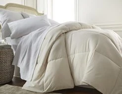 EH Cream Home Collection Premium Luxury Down Fiber Comforter, Full/Queen, Ivory (IEH-COMFORTER-QUEEN-CREAM) -Amazon Shop 51PO1BvTQuL. AC 1