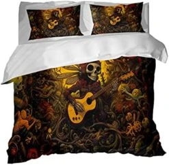 GRANKER 3 Piece Bed Set White Wolf In The Light For All Season, Men/Women Bedroom Hotel Dormitory Guest Room53x79in/135cmX200cm -Amazon Shop 51PV8NBXlwL. AC