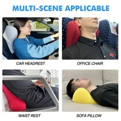 TKLoop Car Neck Support Pillow For Neck Pain Relief When Driving,Headrest Pillow For Car Seat With Soft Memory Foam(Grey) -Amazon Shop 51Q1Gi2lr5L