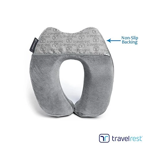 TRAVELREST Nest Patented Memory Foam Travel Pillow/Neck Pillow - Washable - Voted Best Travel Pillow For 2018-2023 By NYTimes Wirecutter - Packs To 1/4 Of Its Size (2 Year Warranty) (Grey) 6 TRAVELREST Nest Patented Memory Foam Travel Pillow/Neck Pillow - Washable - Voted Best Travel Pillow For 2018-2023 By NYTimes Wirecutter - Packs To 1/4 Of Its Size (2 Year Warranty) (Grey) - Image 6