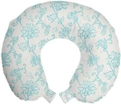 Nautical Travel Pillow Neck Rest, Vintage Marine Style Pattern With Whale Shark Jellyfish Seahorse, Memory Foam Traveling Accessory For Airplane And Car, 12", Sky Blue 19 Nautical Travel Pillow Neck Rest, Vintage Marine Style Pattern With Whale Shark Jellyfish Seahorse, Memory Foam Traveling Accessory For Airplane And Car, 12", Sky Blue -Amazon Shop 51S6gK ggQL. AC