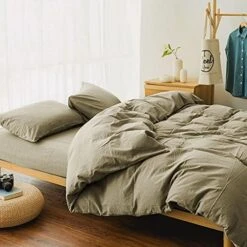 White Cotton Duvet Cover Queen Size 3-Piece Set Soft Cotton Bedding Comforter Cover Full Size With 2 Pillow Shams Solid Color Button Closure & Corner Ties (White, Full/Queen) 27 White Cotton Duvet Cover Queen Size 3-Piece Set Soft Cotton Bedding Comforter Cover Full Size With 2 Pillow Shams Solid Color Button Closure & Corner Ties (White, Full/Queen) -Amazon Shop 51SKgGYNP7L. AC