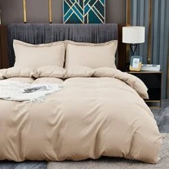 Duvet Covers King Size - Ultra Soft And Breathable Bedding King Comforter Sets Washed Microfiber 3 Pieces With Zipper Closure Duvet Cover And 2 Pillow Shams (White) -Amazon Shop 51SRLADgjML. AC