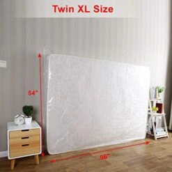 2-Pack Mattress Bag For Moving - Twin/Twin XL Size Mattress Storage Bag - 4 Mil Extra Thick Heavy Duty Mattress Protection Cover - 54 X 96 Inch -Amazon Shop 51TFeuNY9tL