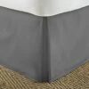 Ienjoy Home Home Collection Pleated Bed Skirt, King, Gray