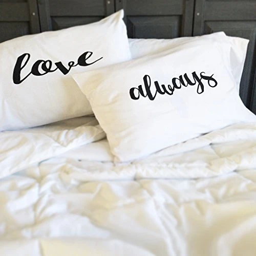 Love Always Couples Pillowcases Romantic Birthday Gift For Couples Wedding Gift For Her Or Him His And Hers Gifts 2 Love Always Couples Pillowcases Romantic Birthday Gift For Couples Wedding Gift For Her Or Him His And Hers Gifts - Image 2