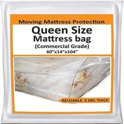 King Mattress Bag Cover For Moving Storage - Plastic Protector 5 Mil Thick Supply -Fits California King And Queen As Well -Amazon Shop 51WsckQ0eIL. AC