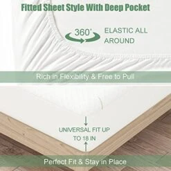 Full Size Waterproof Mattress Protector With Deep Pocket, No Vinyl (54"*75",Full) 9 Full Size Waterproof Mattress Protector With Deep Pocket, No Vinyl (54"*75",Full) -Amazon Shop 51Z7EEyhRBL