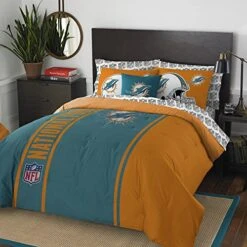 Officially Licensed NFL Full Size Bed In A Bag Set, Multi Color, 76" X 86"