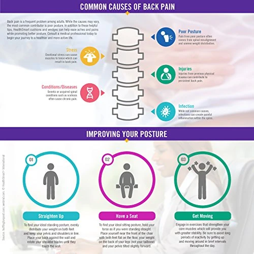 DMI Seat Cushion Donut Pillow And Chair Pillow For Tailbone Pain Relief, Hemorrhoids, Prostate, Pregnancy, Post Natal, Pressure Relief And Surgery, 18 X 15 X 3, Navy 5 DMI Seat Cushion Donut Pillow And Chair Pillow For Tailbone Pain Relief, Hemorrhoids, Prostate, Pregnancy, Post Natal, Pressure Relief And Surgery, 18 X 15 X 3, Navy - Image 5