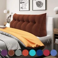 WOWMAX Large Bolster Triangular Headboard Pillow Twin Dorm Headboard Twin XL Bed Wedge Pillow For Headboard Bolster Pillow For Bed With Removable Cover, Corduroy Grey 25 WOWMAX Large Bolster Triangular Headboard Pillow Twin Dorm Headboard Twin XL Bed Wedge Pillow For Headboard Bolster Pillow For Bed With Removable Cover, Corduroy Grey -Amazon Shop 51amMGl43XL. AC