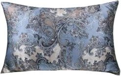 Black Mulberry Silk Pillowcase, Galaxy Constellation Print Pattern, 22 Momme 100% Silk Pillow Cases Cover With Hidden Zipper, Hypoallergenic Beauty Care For Hair And Skin, Standard 20" X 26" -Amazon Shop 51bIqUlLekL. AC