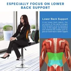 Anzhixiu Lumbar Support Pillow For Office Chair Help Sit More Upright - Lumbar Support Pillow For Scientific Lower Back Support Leaves More Sit Space - Standard -Amazon Shop 51bJ6uBnPdL