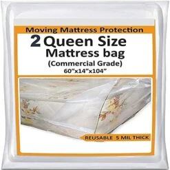 King Mattress Bag Cover For Moving Storage - Plastic Protector 5 Mil Thick Supply -Fits California King And Queen As Well -Amazon Shop 51c25ApJJHL. AC