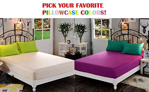 G Size Sheet Set - 4 Piece - 100% Cotton Hotel Luxury Bed Sheets - Extra Soft - 18"–24" Deep Pocket Fitted Sheets - Breathable & Cooling Sheets - 800 Thread Count - White Bed Sheets 1 G Size Sheet Set - 4 Piece - 100% Cotton Hotel Luxury Bed Sheets - Extra Soft - 18"–24" Deep Pocket Fitted Sheets - Breathable & Cooling Sheets - 800 Thread Count - White Bed Sheets