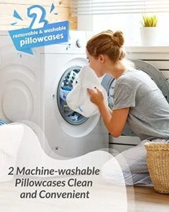 ZIKEE Knee Pillow For Side Sleeper, Memory Foam Leg Pillow Designed For Americans, Cooling Pillow With Ergonomic Design For Sciatica, Hip & Back, Knees Joints Pain Relief, With 2 Washable Pillowcases -Amazon Shop 51dYtGfvWFL