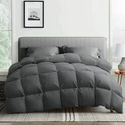 Puredown® Goose Feather Down Comforter Full Size, All Season Medium Warmth Duvet Insert, Luxury Hotel Collection Bedding Comforters, Ultra Soft 100% Cotton Cover Shell(90x90,Navy) 21 Puredown® Goose Feather Down Comforter Full Size, All Season Medium Warmth Duvet Insert, Luxury Hotel Collection Bedding Comforters, Ultra Soft 100% Cotton Cover Shell(90x90,Navy) -Amazon Shop 51dlXjmXZL. AC