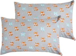 Niverse Space Grey White Pillow Cases, 2 Pack Cotton Breathable Galaxy Toddler Pillow Cover Soft Pillow Shams, Travel Pillow Cases With Envelope Closure For Bedding, Standard 20" X 30" Pillowcase -Amazon Shop 51eZo0785dL. AC 1