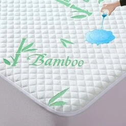 King Mattress Protector, Bamboo Cooling Waterproof King Size Mattress Pad Cover, Ultra Soft King Size Mattress Cover For 6-18 Inches Mattress -Amazon Shop 51evdti5TL. AC 2