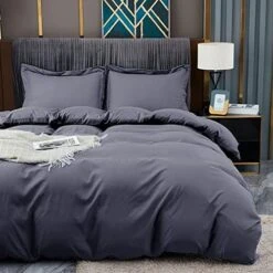 Duvet Covers King Size - Ultra Soft And Breathable Bedding King Comforter Sets Washed Microfiber 3 Pieces With Zipper Closure Duvet Cover And 2 Pillow Shams (White) -Amazon Shop 51fy3eJgKOL. AC