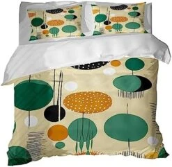 GRANKER 3 Piece Bed Set Botanical Floral Pattern For All Season, Men/Women Bedroom Hotel Dormitory Guest Room53x79in(135cmX200cm) -Amazon Shop 51gZDvY6TL. AC