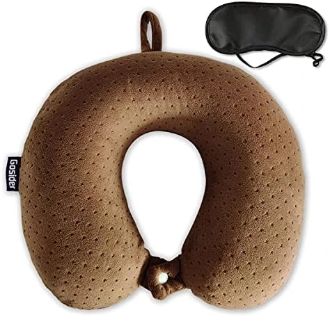 Gosider Neck Pillows For Sleeping Travel Pink Travel Pillow Comfortable U Shape Memory Foam Pillows Neck And Head Support Portable Travel Neck Pillow Suitable For Planes, Trains, Self-Driving Cars 5 Gosider Neck Pillows For Sleeping Travel Pink Travel Pillow Comfortable U Shape Memory Foam Pillows Neck And Head Support Portable Travel Neck Pillow Suitable For Planes, Trains, Self-Driving Cars - Image 5