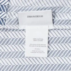 Lacoste 100% Cotton Percale Pillowcase Pair, Herringbone Print, Vintage Indigo, King -Amazon Shop 51j3I2KxseL