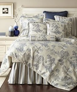Mopolitan Toile Blue 3-Piece Comforter Set, California King