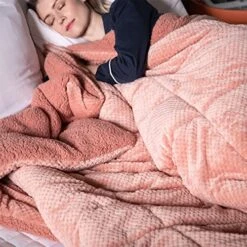 Luxurious Flannel Fleece Comforter With Plush Sherpa Back- Twin Size Bedding Coverlet-Textured Faux Fur Blanket-Machine Washable-Winter Warmth(68X90”, Rose), Twin/Twin XL 18 Luxurious Flannel Fleece Comforter With Plush Sherpa Back- Twin Size Bedding Coverlet-Textured Faux Fur Blanket-Machine Washable-Winter Warmth(68X90”, Rose), Twin/Twin XL -Amazon Shop 51jalVjDzsL