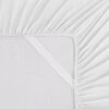Nestl Bed Sheet Set | 4 Piece Soft Bedding Microfiber Sheet Set | Queen Fitted Sheet, Flat Sheet, 2 Pillow Cases | White