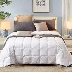 Goose Down Comforter California King Size All Season Duvet Insert 100% Cotton Cover,50 OZ,700 Fill Power, With Corner Tabs-White… -Amazon Shop 51lew38FXDL. AC