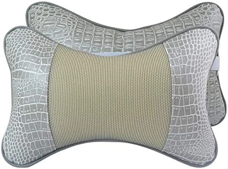 YIHO Car Neck Support Pillow Leather Head-Rest Cushion To Relief Cervical Shoulder Pain Issues For Universal Driver & Passenger Seat In Travel Or Office Chair (Black-2 Pack) 8 YIHO Car Neck Support Pillow Leather Head-Rest Cushion To Relief Cervical Shoulder Pain Issues For Universal Driver & Passenger Seat In Travel Or Office Chair (Black-2 Pack) - Image 8