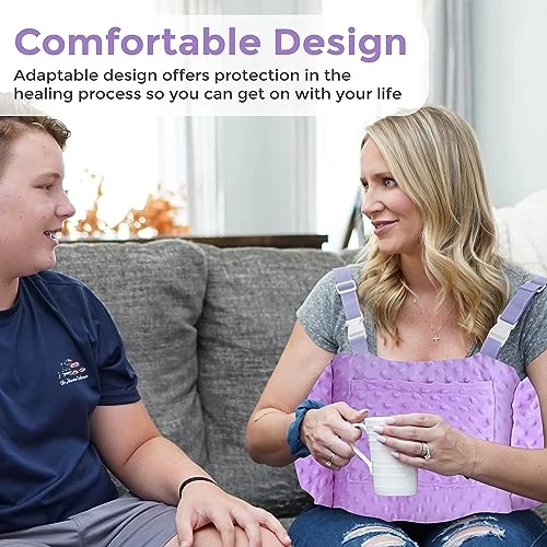 Zomaple Mastectomy Pillow With Strap - Post Surgery Pillow, Breast Pillow For After Heart Surgery, Breast Reduction & Augmentation Patients - Heart Pillow For Sleeping, Recovery & Seatbelt Protection 4 Zomaple Mastectomy Pillow With Strap - Post Surgery Pillow, Breast Pillow For After Heart Surgery, Breast Reduction & Augmentation Patients - Heart Pillow For Sleeping, Recovery & Seatbelt Protection - Image 4