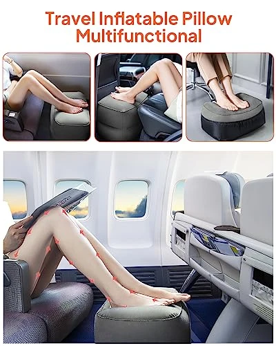 Adjustable Height Travel Rest Pillow For Airplanes, Cars, Home, Trains, Office (I3) 2 Adjustable Height Travel Rest Pillow For Airplanes, Cars, Home, Trains, Office (I3) - Image 2