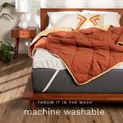 All Seasons Twin/Twin XL Down Alternative Reversible Comforter - Breathable Extra Long Premium Soft Microfiber - Gray Duvet Cover Insert 17 All Seasons Twin/Twin XL Down Alternative Reversible Comforter - Breathable Extra Long Premium Soft Microfiber - Gray Duvet Cover Insert -Amazon Shop 51njD4h8HsL