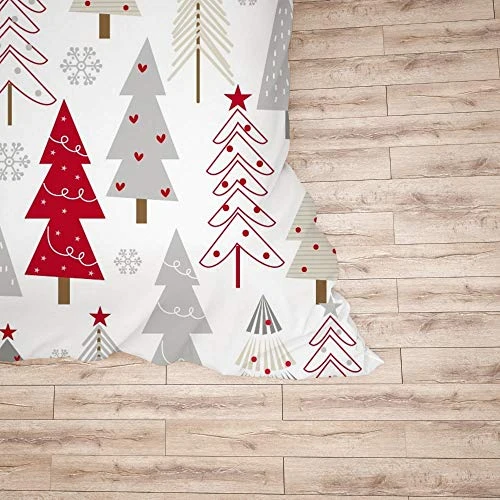Christmas Trees Snowflakes Seamless Duvet Cover Set 3 Piece Microfiber Polyester Pillowcases Quilt Bedding Set King Size 1 Christmas Trees Snowflakes Seamless Duvet Cover Set 3 Piece Microfiber Polyester Pillowcases Quilt Bedding Set King Size