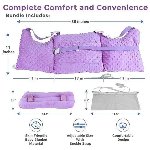 Zomaple Mastectomy Pillow With Strap - Post Surgery Pillow, Breast Pillow For After Heart Surgery, Breast Reduction & Augmentation Patients - Heart Pillow For Sleeping, Recovery & Seatbelt Protection 7 Zomaple Mastectomy Pillow With Strap - Post Surgery Pillow, Breast Pillow For After Heart Surgery, Breast Reduction & Augmentation Patients - Heart Pillow For Sleeping, Recovery & Seatbelt Protection - Image 7