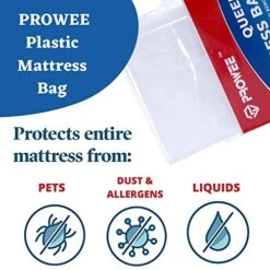 2 Pack Queen Size Mattress Bag Clear Mattress Storage Bag Mattress Disposal Bag Mattress Plastic Cover For Moving -Amazon Shop 51oRFkibgPL