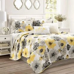 Ah Soft 6 Piece Sheet Set, Queen, Yellow & Gray -Amazon Shop 51qVQjxTqaL. AC