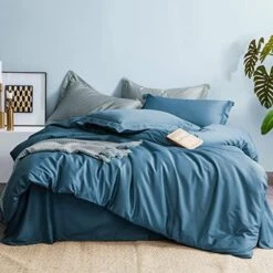 100% Egyptian Cotton Duvet Cover Peacock Blue Morden Bedding Set King Size With Zipper Closure & Corner Tie (No Comforter) 25 100% Egyptian Cotton Duvet Cover Peacock Blue Morden Bedding Set King Size With Zipper Closure & Corner Tie (No Comforter) -Amazon Shop 51qcp G5rEL. AC